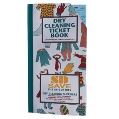 Ticket Books - Dry Cleaning - Blue